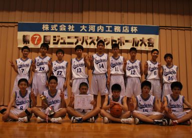 大河内工務店杯バスケットボール大会の開催(小学校・中学校)2