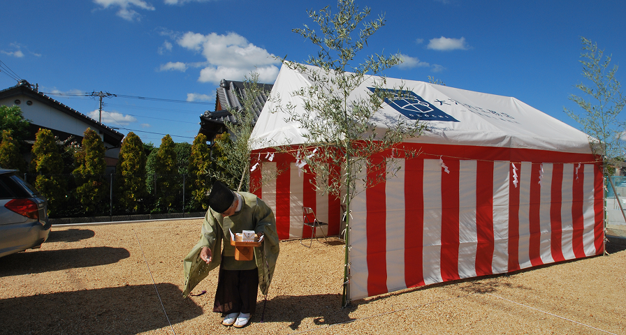 地鎮祭・配置確認・
近隣へのご挨拶