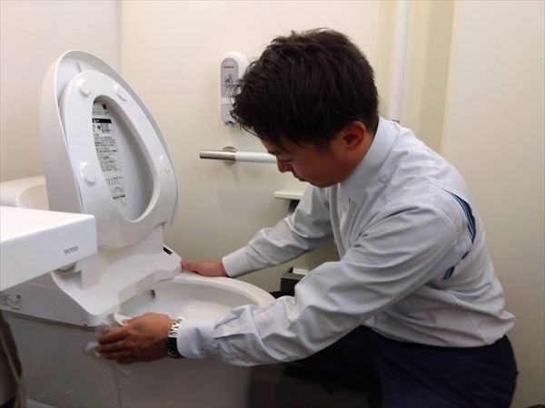 掃除と接遇について