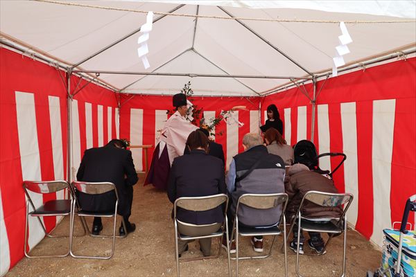 はじめての地鎮祭